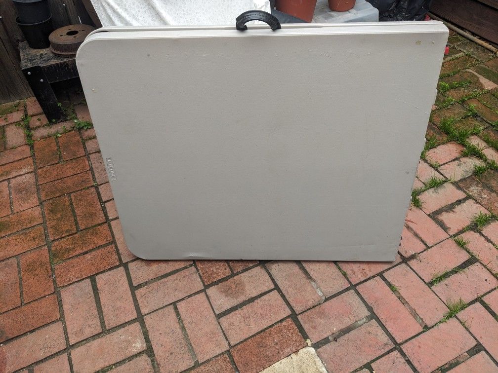 Foldable Table And 5 Chairs