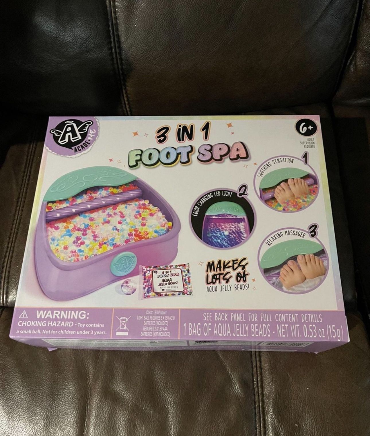 RELAXING FOOT MASSAGE WITH VIBRATING BAK!