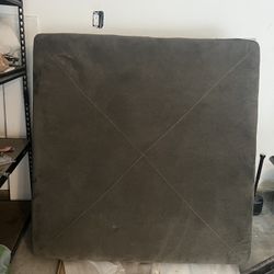 Grey Ottoman For Couch  50x49 Inches 