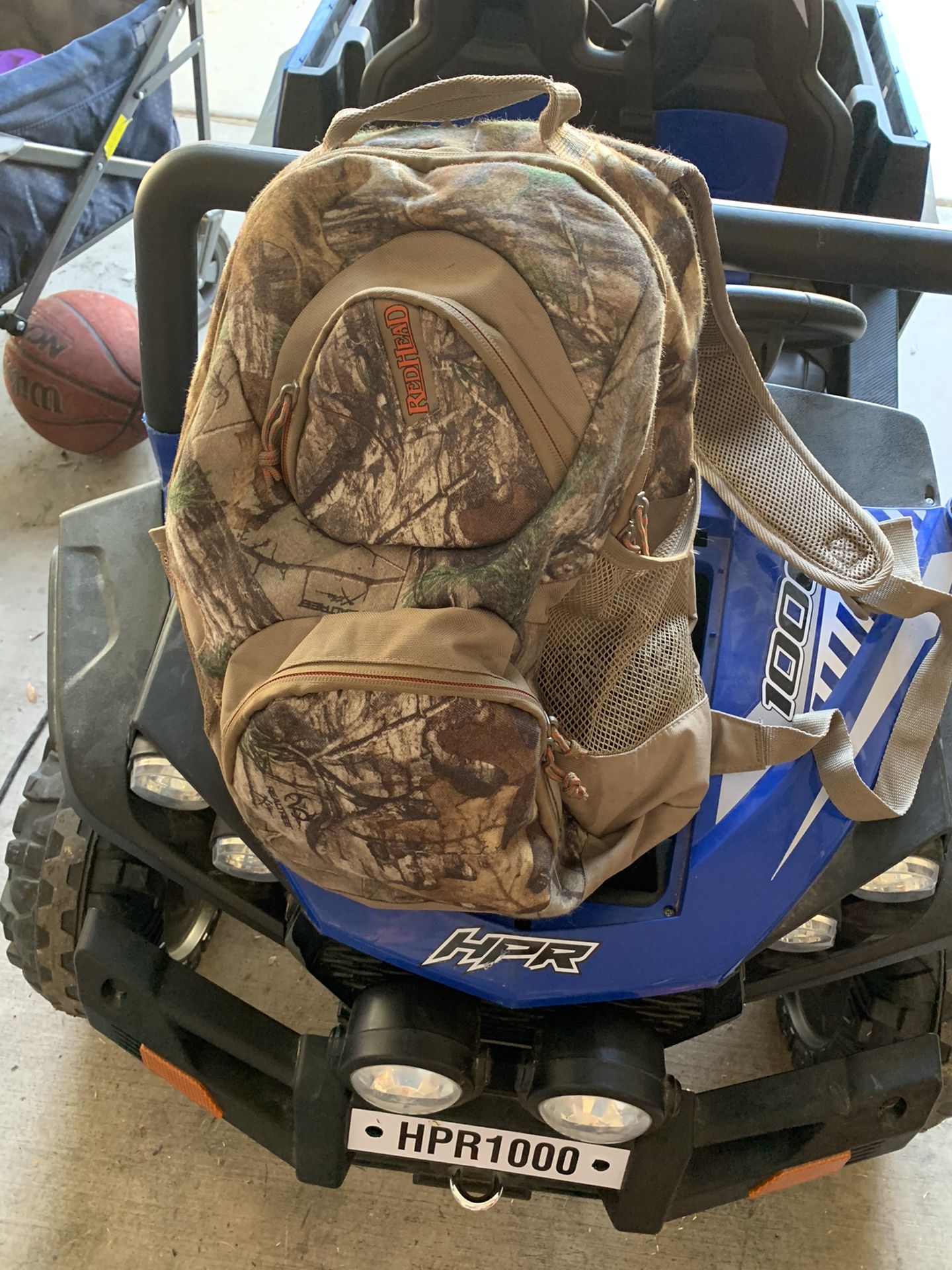 Redhead hunting backpack