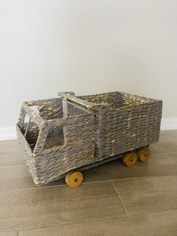 Children’s Truck Wicker Storage