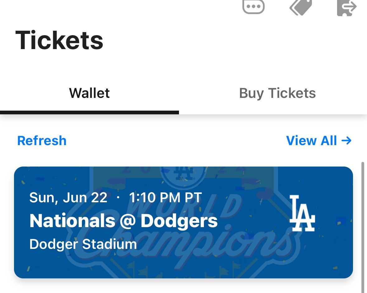 Dodgers vs Nationals June 22