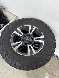 Tacoma TRD wheels and BFG A/T tires