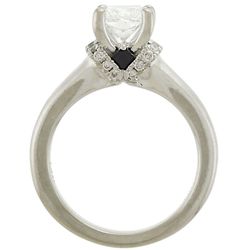 1.5 Total Carat Weight, Princess Cut Vera Wang Love Collection