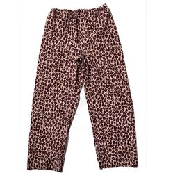 Express Leopard print PJ lounge pant scrub style 100% cotton Drawstring closure 27” inseam 11” inseam 13” across waist