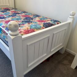 Twin Bed Frame With Trundle (Pottery Barn)