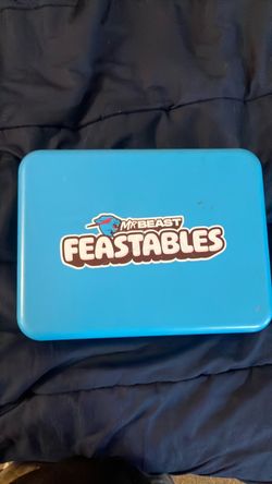 MrBeast Feastables Blue Tin Box
