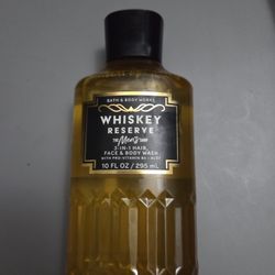 Mens Body Wash Whiskey $8