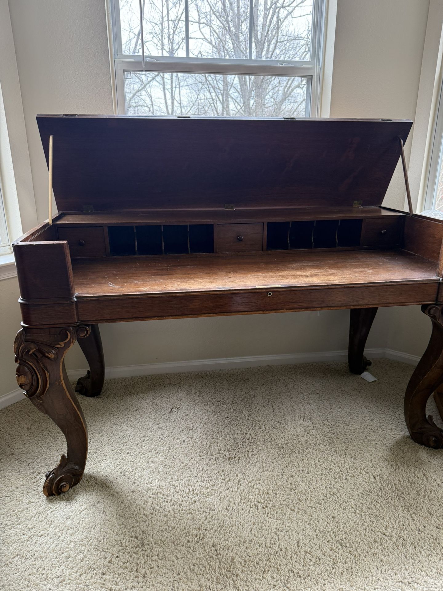 Antique Wood Desk