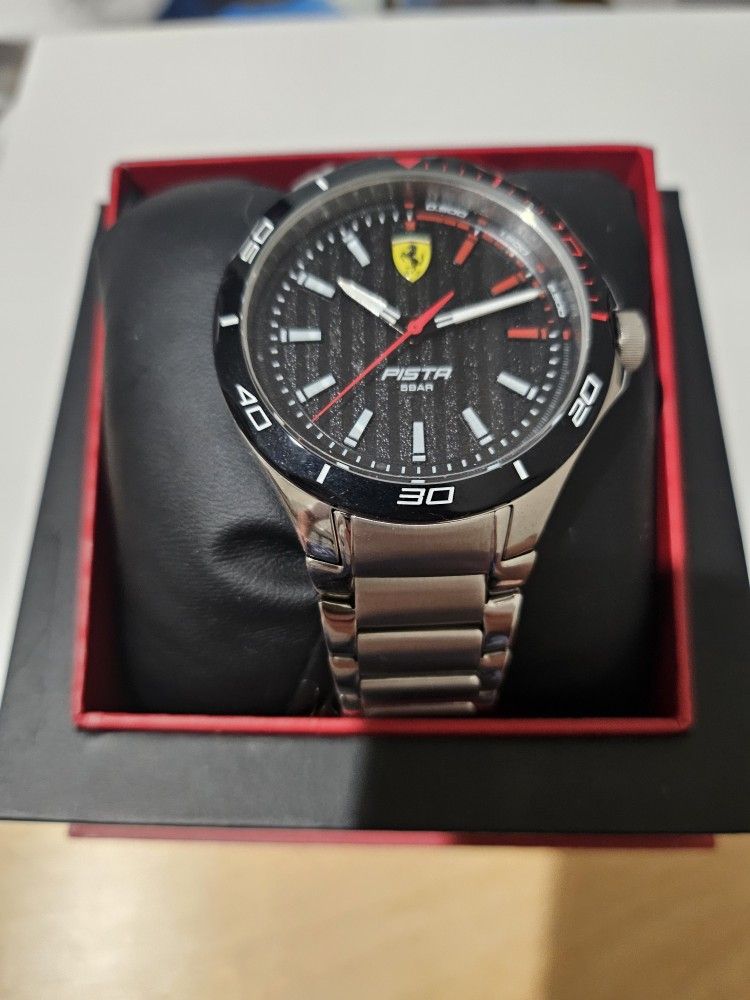 Authentic FERRARI watch With Warranty Paper
