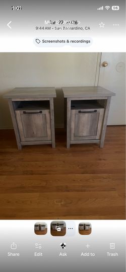 Two Side table with USB