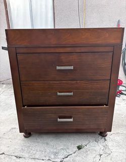Wooden Nursery Baby Changing table  Dresser 3 Drawers