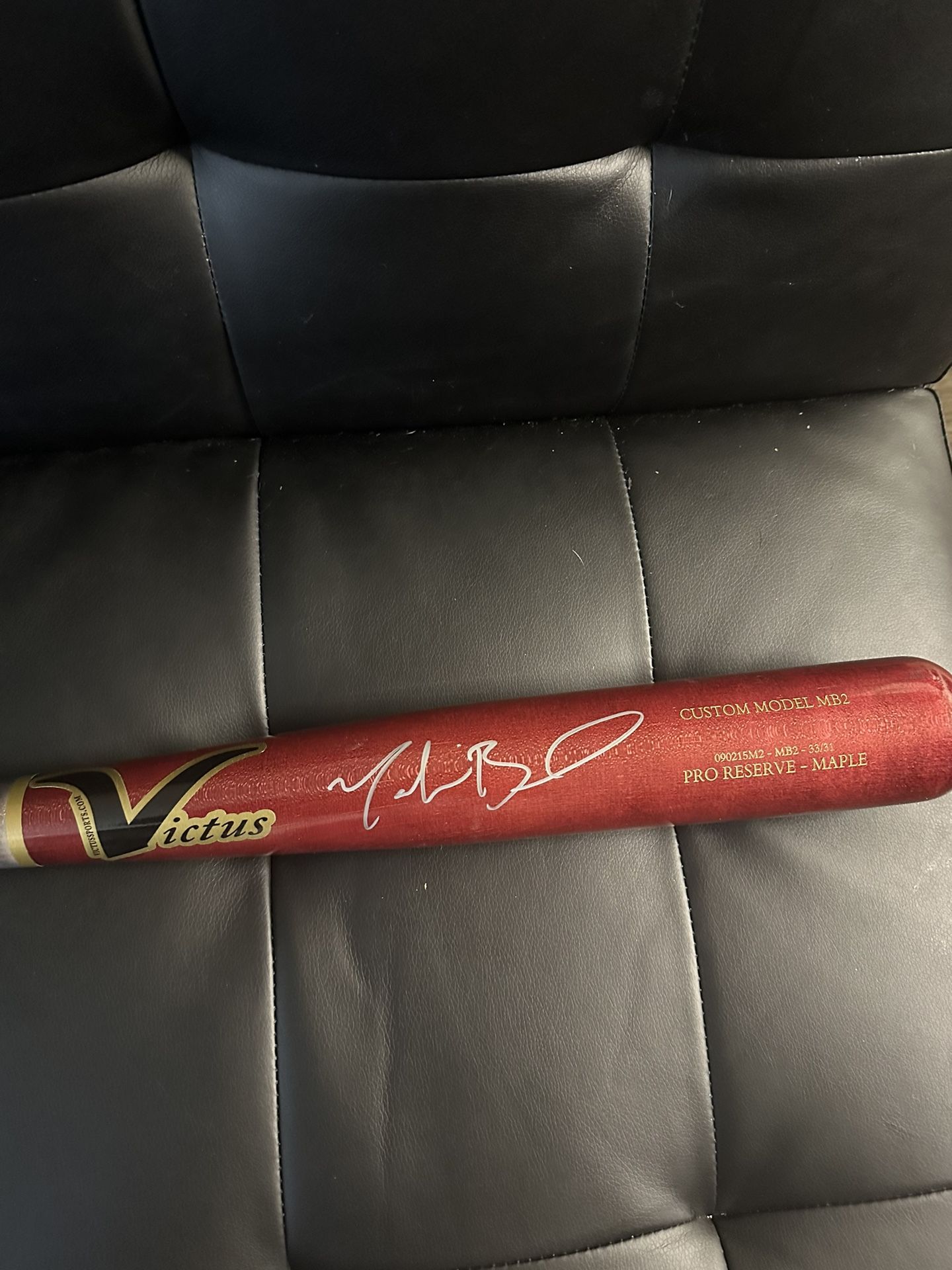 Mookie Betts Signed Bat