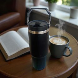 Small Stainless Steel Thermos Keep Drinks Warm Hot/Cold, Used