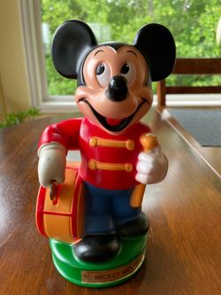 Vintage Mickey Mouse Drum Bank