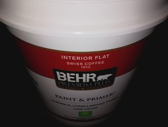 BEHR paint (Swiss Coffee) 1012