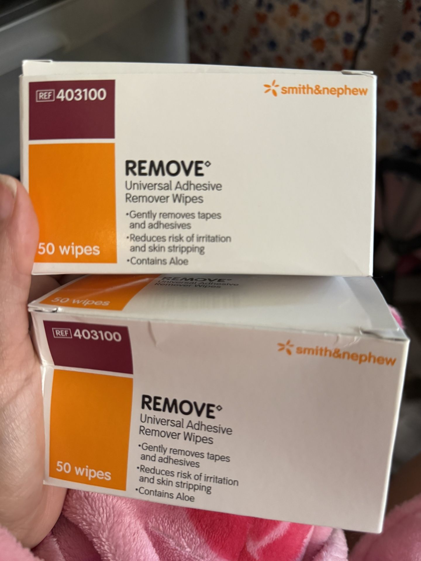Uni Solve Adhesive Remover Wipe, 100 Box