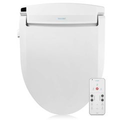 Brondell BL97 Swash Elongated Electronic Bidet Toilet Seat, Fits Elongated Toilets, White