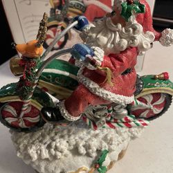 Motorcycle Santa 