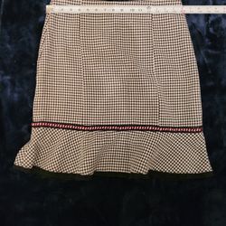 Black White Pink Skirt