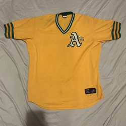 Reggie Jackson Oakland Athletics Vintage Majestic Cooperstown Collection Stitched Jersey (Men’s 2XL)