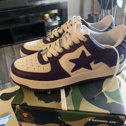 Bapesta Purple Size 10