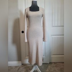 Sweater style Maxi Dress, EUC, Size S