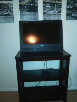 Tv and table