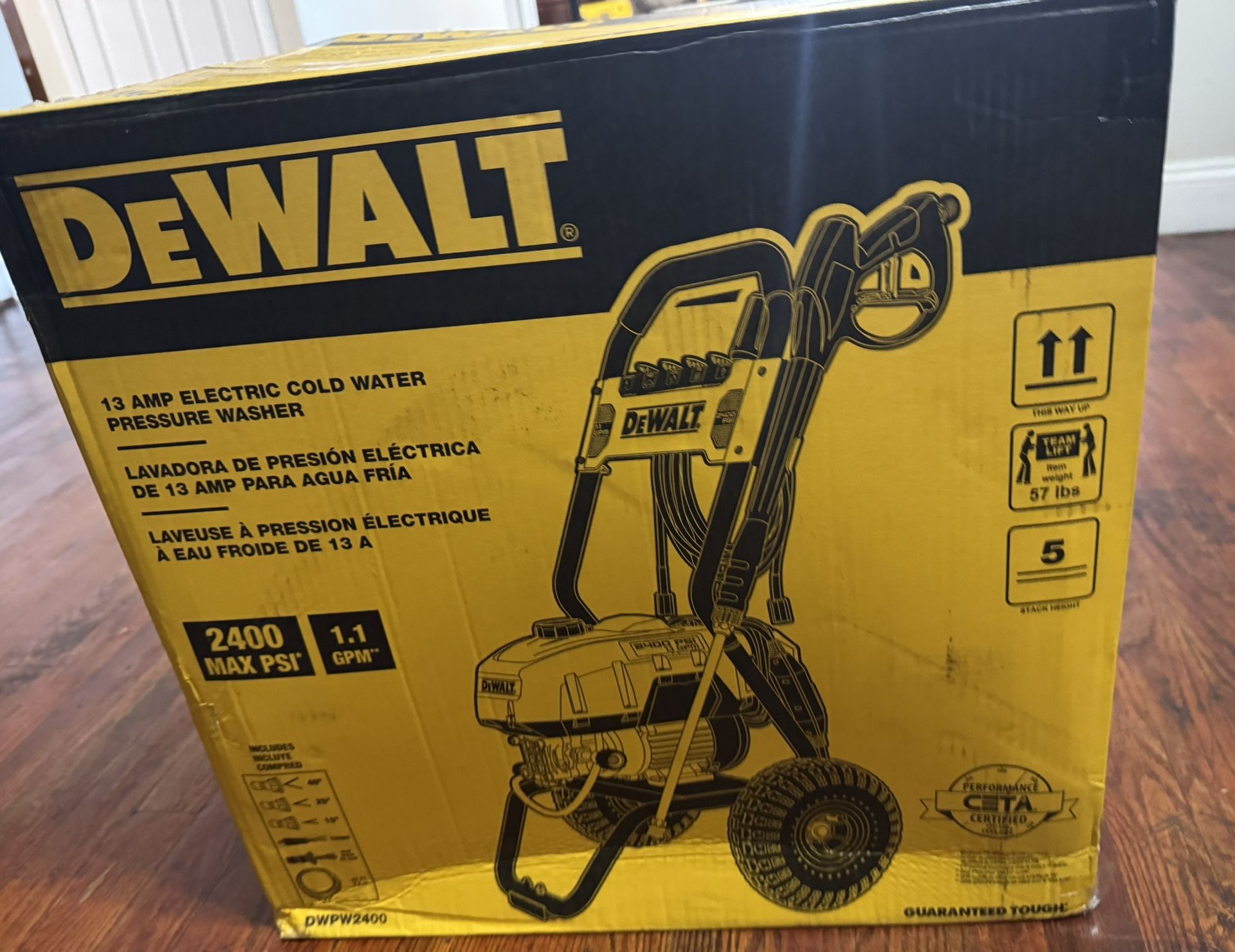 Dewalt Power Washer 2400 Psi
