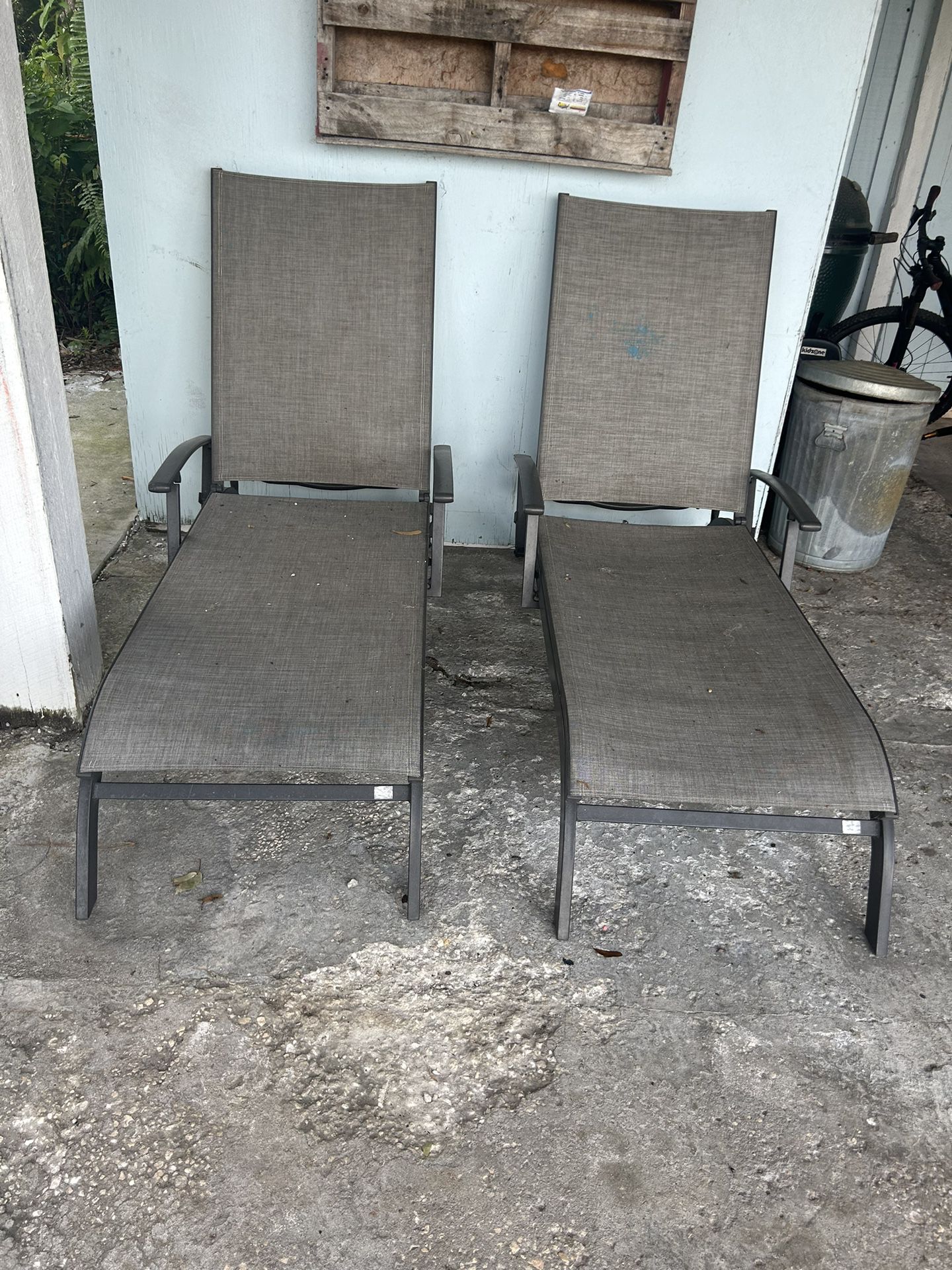 Two Lounging Chairs