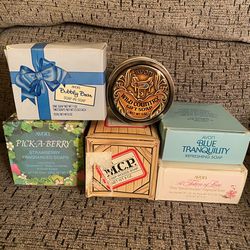 Lot of 15 Vintage Avon Soaps with 6 Original Boxes