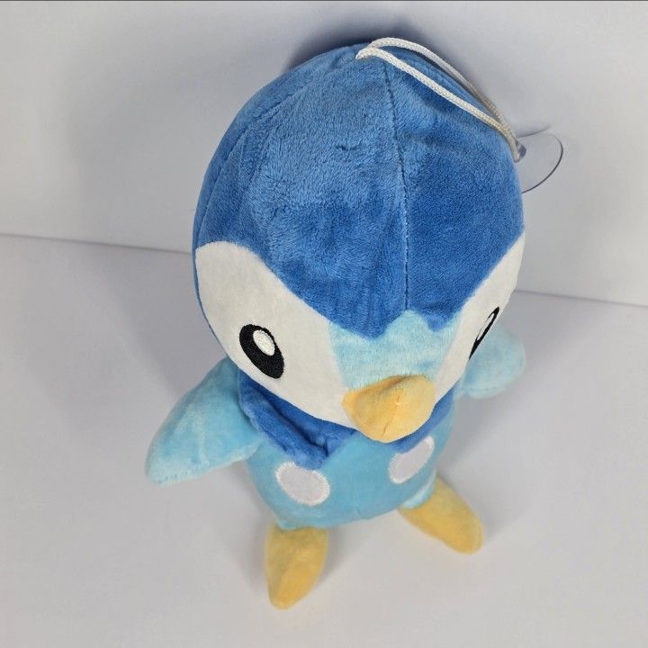 Bootleg Pokémon Piplup Like Window Hanging Sucker Blue Penguin Plush 8" Stuffed