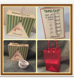 Saki Cup Set with Gift Bag
