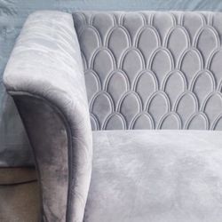 New Modern Grey 3 Seater Sofa