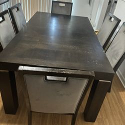 7 Piece Dining Set Table 