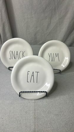 Rae Dunn Artisan Appetizer Plates by Magenta