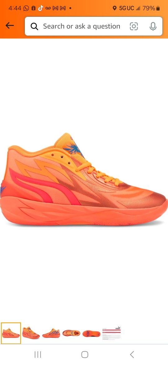Puma Lamelo Basketball Shoes Size 12