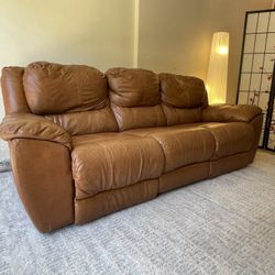 Leather Sofa-Will Deliver