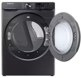 Samsung 7.5 cu. ft. Stackable Vented Electric Dryer, Sensor Dry (Brushed Black), Brand New