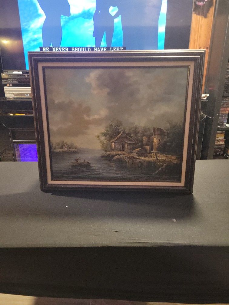 1984 Oil Painting By Marino Sironi