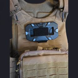 Tactical Phone Case Black Molle