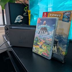 Nintendo Switch Bundle – Great Condition – Zelda Games Included