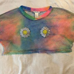 Tye Dye Fishnet Top 