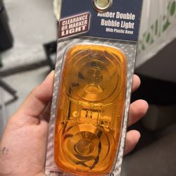 Amber Double Bubble Light