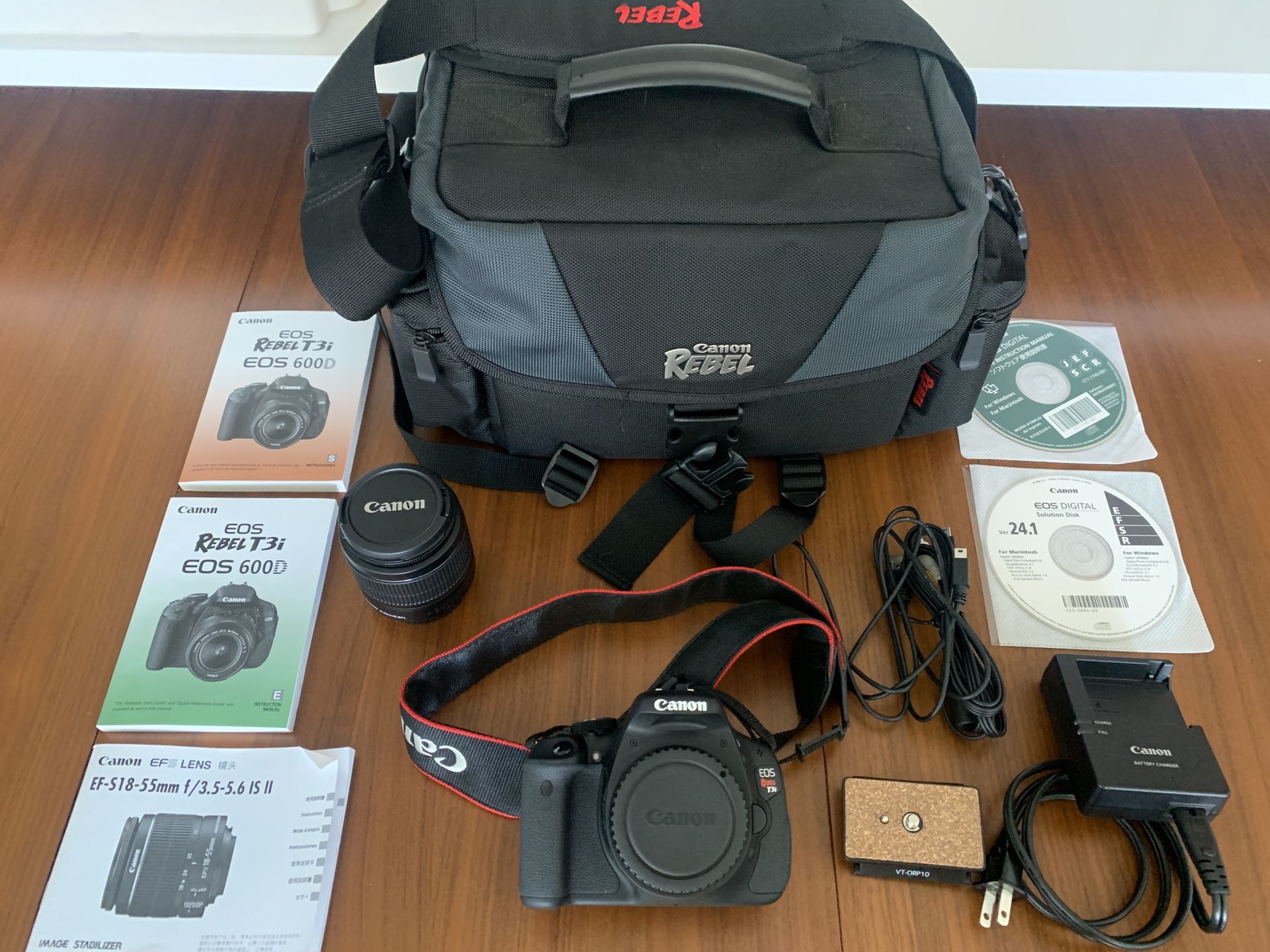 Canon Rebel T3i 600D Camera Kit