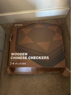 New wooden Chinese checkers