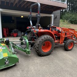 2023 Kubota L2501 Flail Mower Attachments