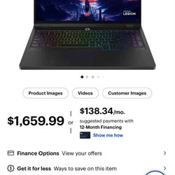 Gaming Laptop Legion Pro 5 2025 Lenovo 