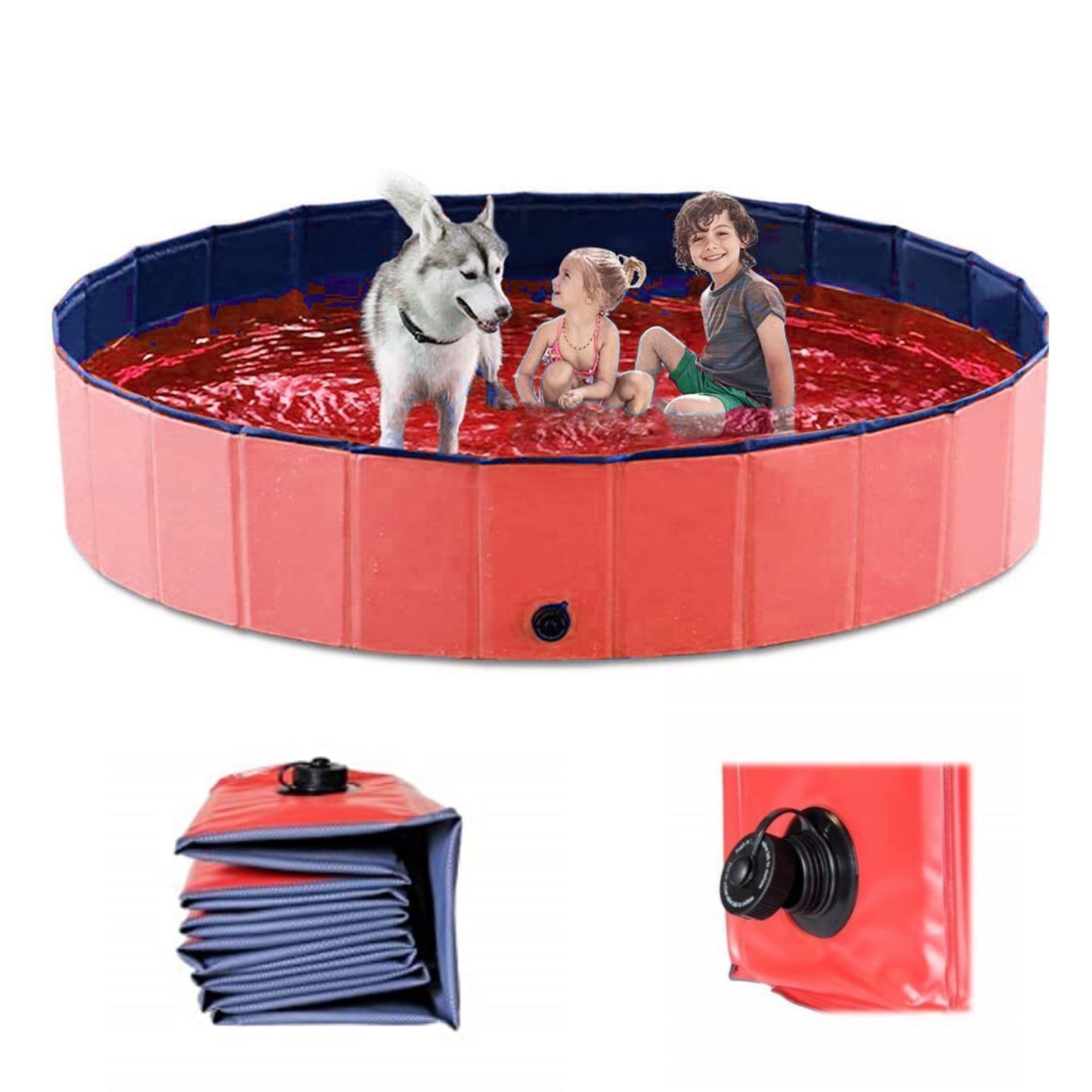 Kid Pool or Pet Pool- Foldable Pool! Brand New! In Stock !