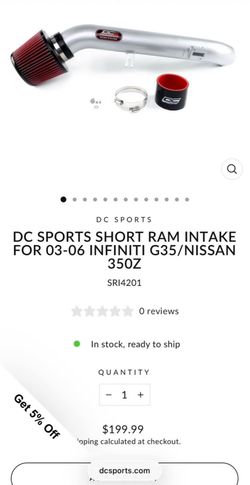 DC SPORTS SHORT RAM INTAKE FOR 03-06 INFINITI G35/NISSAN 350Z
